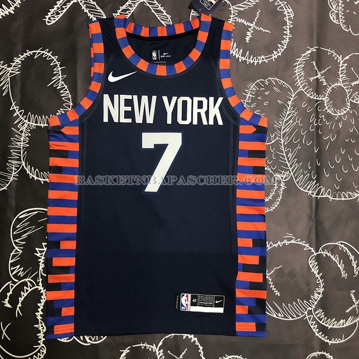 Maillot New York Knicks Carmelo Anthony NO 7 Ville Edition 2019-20 Bleu